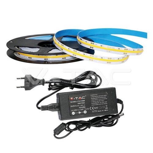 LED COB szalag szett IP20 24V 3000K 280 LEDs 10W/m /2652 + 3264/ (V-TAC)