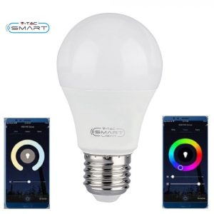 5,5W Wifis smart LED izzó E27 G45 RGB + CCT - 2755 V-TAC