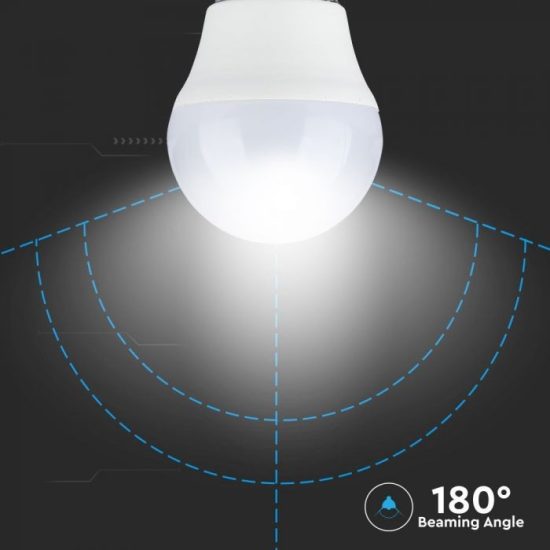 V-TAC LED IZZÓ TÁVIRÁNYÍTÓVAL / E27 foglalat / G45 típus / 3,5W / meleg fehér - 3000K + RGB / 320lumen / Dimmelhető / VT-2224 2772