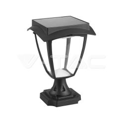   2W LED Szolár lámpa fekete színű 3000K, 6000K IP44 (V-TAC)