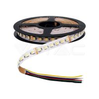   24W LED szalag SMD5050 - 60 LED/m 24V IP20 RGB + CCT - 2895 (5 méter) V-TAC