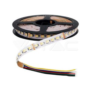   24W LED szalag SMD5050 - 60 LED/m 24V IP20 RGB + CCT - 2895 (5 méter) V-TAC