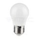 LED izzó 4.8W E27 G45 RF vezérléssel RGB + 3000K szabályozható fényerővel