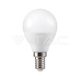 LED izzó 4.8W E14 P45 RF vezérléssel RGB + 3000K szabályozható fényerővel