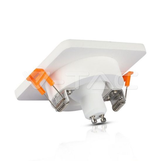 V-TAC LED SPOT BEÉPÍTŐ GIPSZKERET FÉM FOGLALATTAL / GU10 / 1-foglalat / fehér-rózsaarany / szögletes / fix / VT- 862 3117 V-TAC LED SPOT BEÉPÍTŐ GIPSZKERET FÉM FOGLALATTAL / GU10 / 1-foglalat / fehér-rózsaarany / szögletes / fix / VT- 862 3117