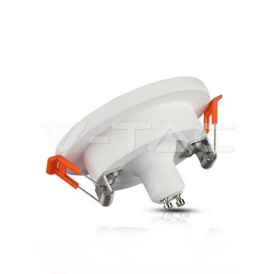 GU10 gipsz fix kör keret porcelán foglalattal - 3123 V-TAC GU10 gipsz fix kör keret porcelán foglalattal - 3123 V-TAC