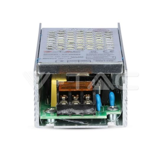 60W fém tápegység 12V 5A IP20 - 3246 V-TAC 60W fém tápegység 12V 5A IP20 - 3246 V-TAC
