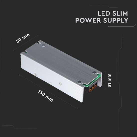 75W fém tápegység 12V 6A IP20 - 3247 V-TAC