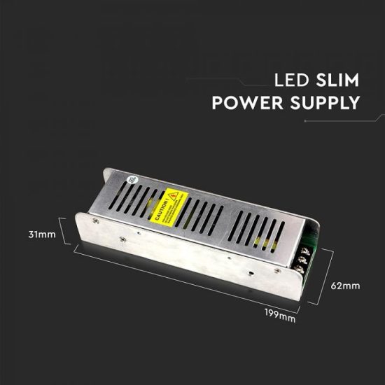 150W dimmelhető fém tápegység 24V 6,25A IP20 - 3258 V-TAC