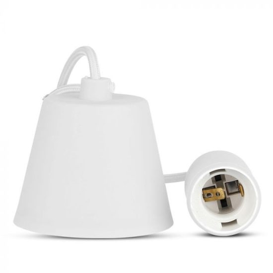Függő lámpatest E27 fehér - 3477 V-TAC