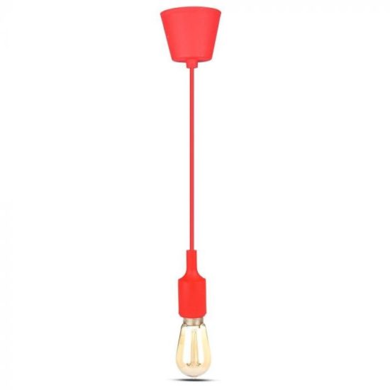 Függő lámpatest E27 piros - 3480 V-TAC