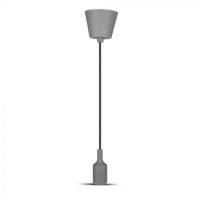 Függő lámpatest E27 szürke - 3481 V-TAC