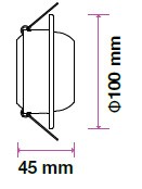 GU10 billenthető keret nikkel kör - 3594 V-TAC