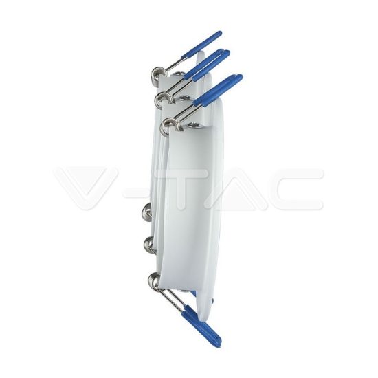 V-TAC LED SPOT BEÉPÍTŐ KERET / GU10 / 3-foglalat / fehér / kerek / billenthető / VT- 784 3603 V-TAC LED SPOT BEÉPÍTŐ KERET / GU10 / 3-foglalat / fehér / kerek / billenthető / VT- 784 3603