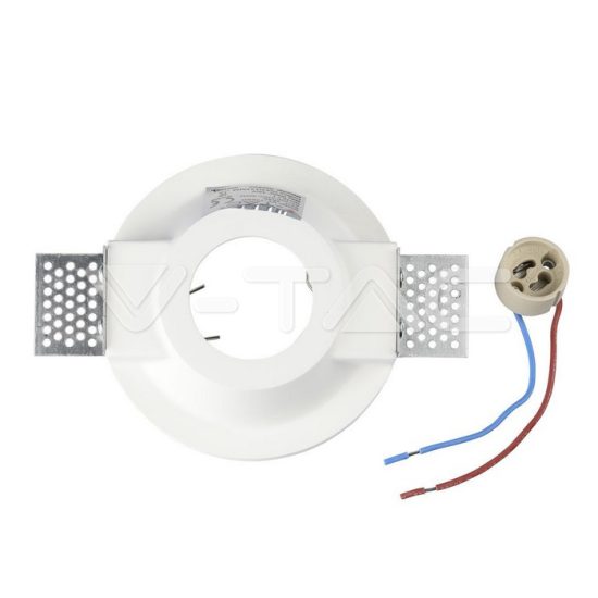 V-TAC LED SPOT BEÉPÍTŐ GIPSZKERET / GU10 / 1-foglalat / fehér / kerek / fix / VT- 776 3640 V-TAC LED SPOT BEÉPÍTŐ GIPSZKERET / GU10 / 1-foglalat / fehér / kerek / fix / VT- 776 3640