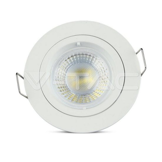 V-TAC LED SPOT BEÉPÍTŐ KERET / GU10 /1-foglalat / fehér / kerek /fix / VT-774 3642 V-TAC LED SPOT BEÉPÍTŐ KERET / GU10 /1-foglalat / fehér / kerek /fix / VT-774 3642