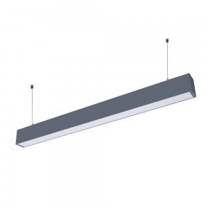   V-TAC LED KÉTIRÁNYÚ LINEÁR LÁMPATEST SODRONYOS FÜGGESZTÉKKEL / 60W / toldható / nappali fehér - 4000K / fekete / VT-7-60 PRO379