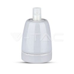 Porcelán lámpa tartó szürke illesztéssel