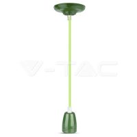 Porcelán függeszték zöld - 3805 V-TAC