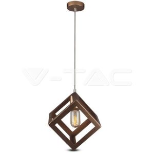 Geometric négyszög csillár bronz - 3833 V-TAC