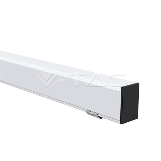 V-TAC LED LINEÁR LÁMPATEST SODRONYOS FÜGGESZTÉKKEL / 40W / toldható / nappali fehér - 4000K / fehér / VT-7-43 PRO383