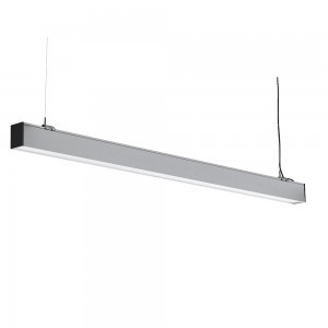   V-TAC LED LINEÁR LÁMPATEST SODRONYOS FÜGGESZTÉKKEL / 40W / toldható / nappali fehér - 4000K / ezüst / VT-7-43 PRO384