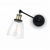Üveg fali lámpa E27 foglalattal - 3861 V-TAC