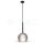 Függeszték Modern forma dupla üveg szürke+fehér Ф180mm