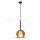 Függeszték Modern forma dupla üveg borostyán+Fehér Ф180mm