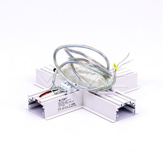X toldó süllyeszthető lineár lámpatesthez fehér VT-7-41-X - PRO393 V-TAC