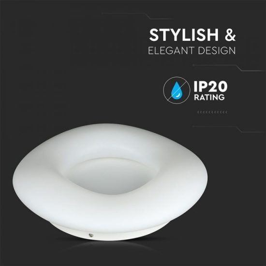 22W LED dimmelhető design csillár kör fehér - 3966 V-TAC