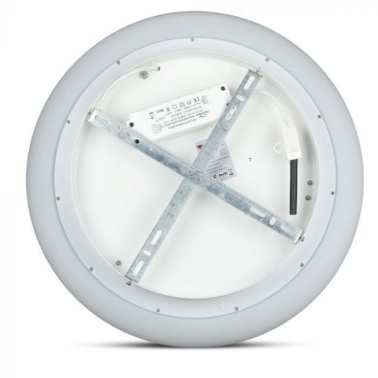 22W LED dimmelhető design csillár kör fehér - 3966 V-TAC