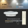 V-TAC LED DESIGN MENNYEZETI LÁMPA / 32W / Dimmelhető / 3 in 1 vezérlővel / VT-7462 3967