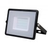 30W LED reflektor Samsung chip fekete 3000K - PRO400 V-TAC