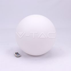   Gömb formájú RGB led kerti dekoráció D40*39CM (változtatható szín)