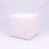 RGB LED-es díszkocka fehér 40 cm IP54 - 40241 V-TAC
