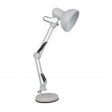   Állítható asztali lámpa E27 foglalattal fehér - 40351 V-TAC