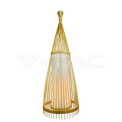Rattan állólámpa Ø 450x H1500mm