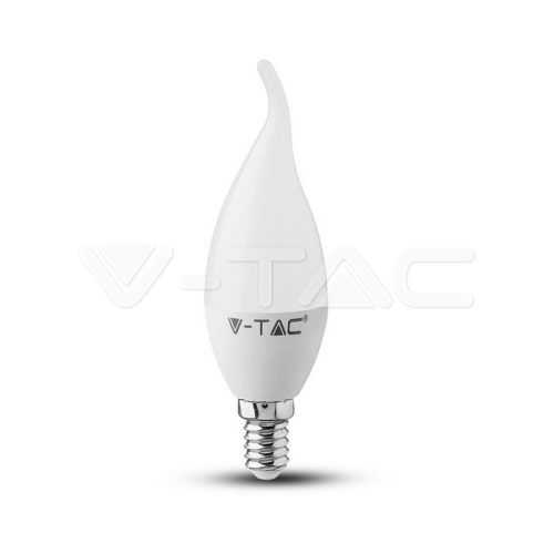 LED izzó 4W E14 Gyertya láng Természetes fehér