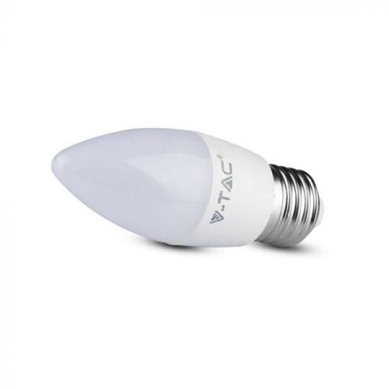 5,5W LED izzó E27 gyertya 6400K - 43441 V-TAC