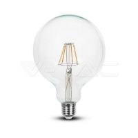   Dimmerelhető Retro LED izzó - 4W Filament Patent E27 G125 Meleg fehér 4399 V-TAC