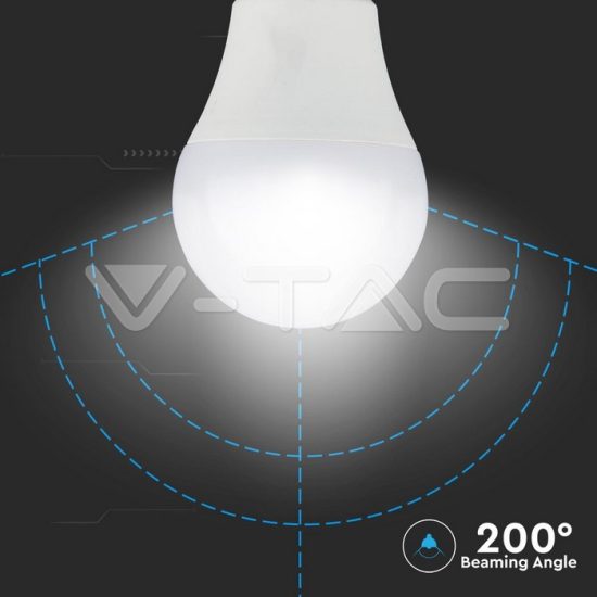 V-TAC LED IZZÓ 3 lépésben dimmelhető / E27 / 9W / VT-2011 hideg fehér 4449 V-TAC LED IZZÓ 3 lépésben dimmelhető / E27 / 9W / VT-2011 hideg fehér 4449