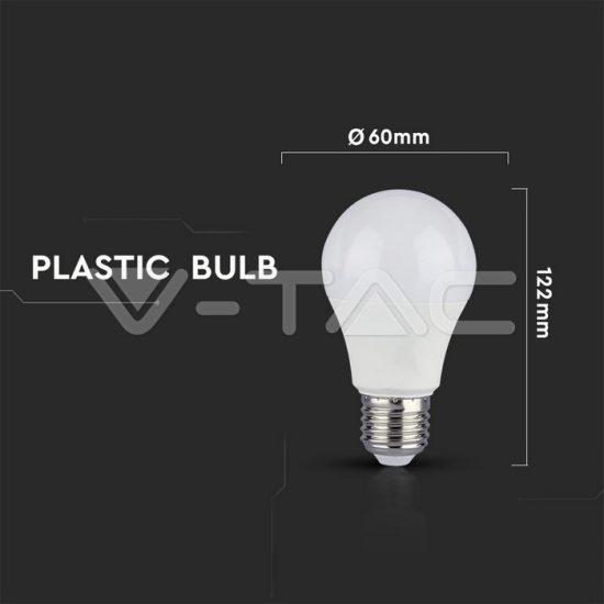 V-TAC LED IZZÓ 3 lépésben dimmelhető / E27 / 9W / VT-2011 hideg fehér 4449 V-TAC LED IZZÓ 3 lépésben dimmelhető / E27 / 9W / VT-2011 hideg fehér 4449