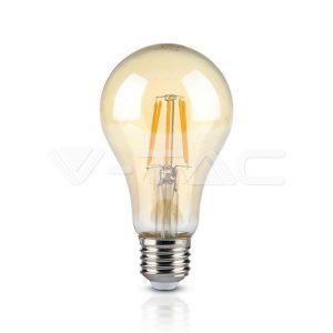   Retro LED izzó - 8W E27 A67 Filament szabadalmi borostyán burkolat 2200K 4472 V-TAC