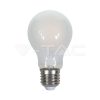 Retro LED izzó - 8W Opál Filament E27 A67 Meleg fehér 4483 V-TAC