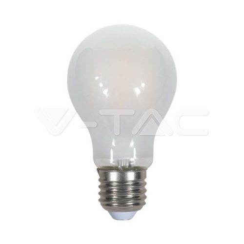 LED izzó 8W Izzószálas E27 A67 Opál borítás Hideg Fehér