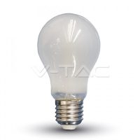  Retro LED izzó - 4W Filament opál E27 A60 Hideg fehér 4488 V-TAC