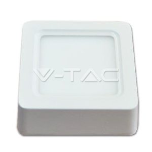   V-TAC FALON KÍVÜLI LED PANEL / 8W / NÉGYSZÖG / 110 x 110 mm / VT-1408SQ hideg fehér 4800