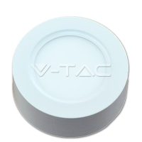   V-TAC FALON KÍVÜLI LED PANEL / 8W / KÖR / 110mm / VT-1408RD hideg fehér 4803