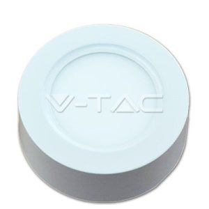   V-TAC FALON KÍVÜLI LED PANEL / 8W / KÖR / 110mm / VT-1408RD nappali fehér 4804